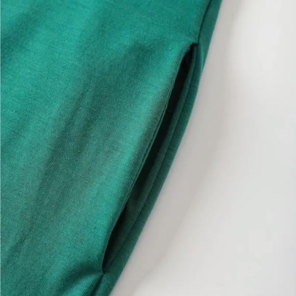 Green Good Vibes maxi dress with pockets - Picture 5 of 5